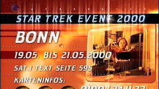 Werbung Star Trek Event Fedcon 8 Sat.1 2000