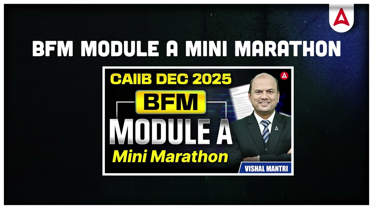 CAIIB BFM Powerpack Revision Batch | Vishal Mantri Sir