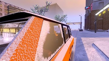 Taxi. Crunch of snow. Development diary. Unity 5