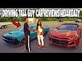 (LEGENDARY) DRIVING TALL GUY CAR REVIEWS 1000 HP HELLCAT