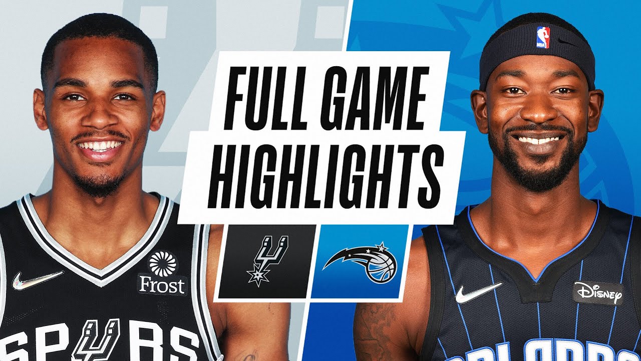 Diskriminere kløft undskyld SPURS at MAGIC | NBA PRESEASON FULL GAME HIGHLIGHTS | October 10, 2021 -  YouTube