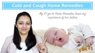 बच्चों में सर्दी जुकाम के घरेलू उपचार || Cold and Cough Home Remedies for Baby