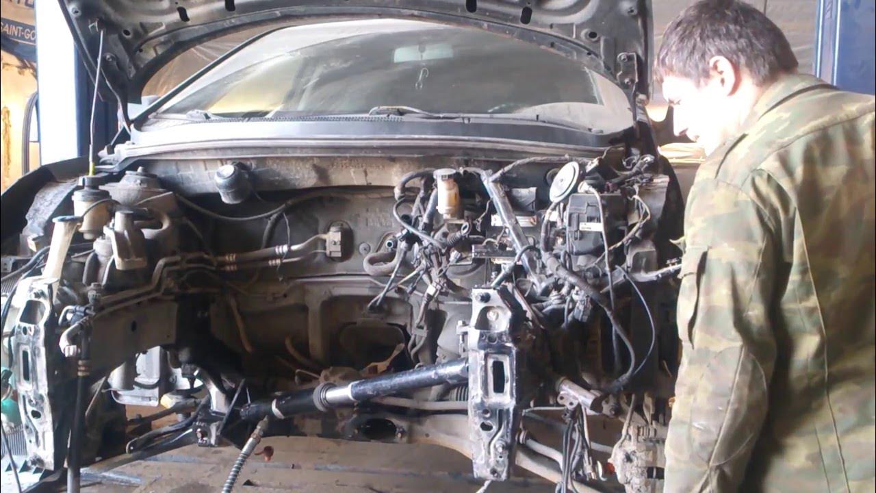 Хендай ремонт своими руками Hyundai solaris - Правка геометрии лонжеронов, покраска и конечный результат - Y