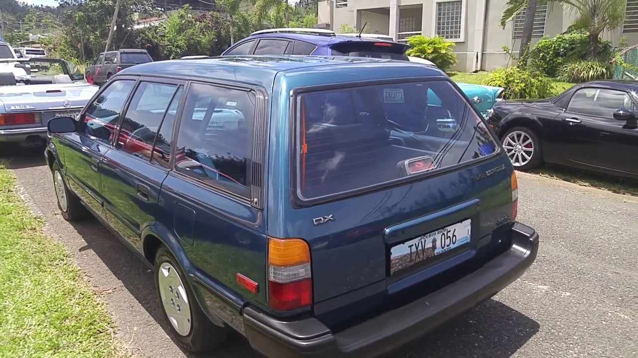 1990 Toyota Corolla DX Wagon - YouTube