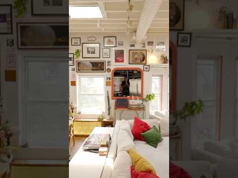 Touring a unique Toronto apartment with 6 skylights ☀️  #interiordesign #apartmenttour #hometour