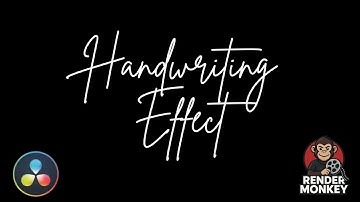 DaVinci Resolve | Handwriting Effect