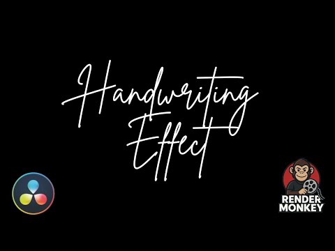 DaVinci Resolve | Handwriting Effect