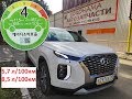 HYUNDAI PALISADE fuel flow расход топлива 8000 км пройдено 2200сс дизель