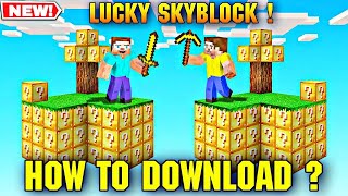 How to download Lucky SkyBlock in Minecraft Pocket Edition Android screenshot 5