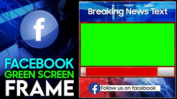 Breaking News Green Screen Frame - Facebook & Instagram Video Format