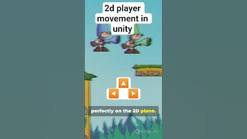 Make Your Unity 2D Player Move in Just 1 minute! #gamedev #unity