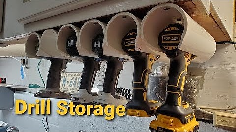 DIY Building A Power Tool Storage  PVC HANGER