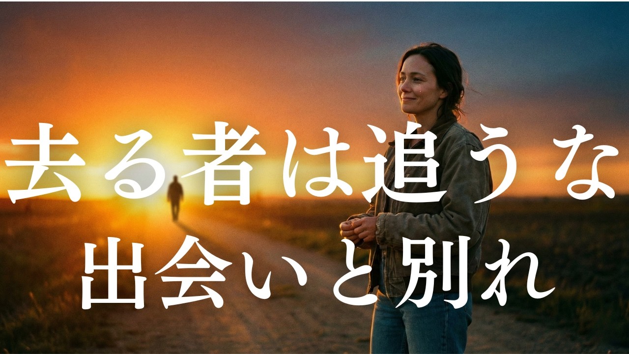 なぜ大切な人と離れてしまうのか?すべての出会いと別れにある「必然」とは - YouTube