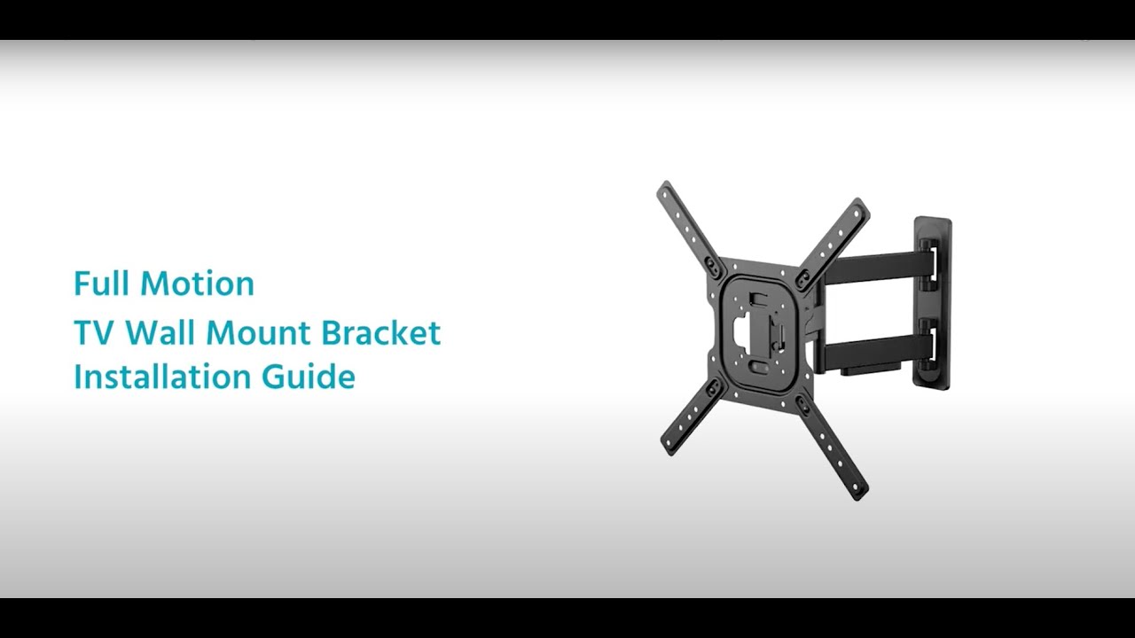 Monoprice Full Motion Single-Stud TV Wall Mount Bracket For 23"