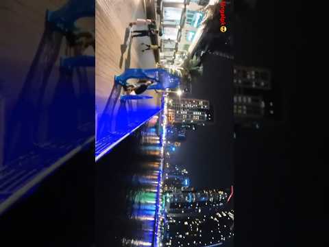 📽️360° Night View Of “DUBAI MARINA”😱 #dubai #tamil #ungalpk😎 #dubaimarina #dubaicity #beach #uae