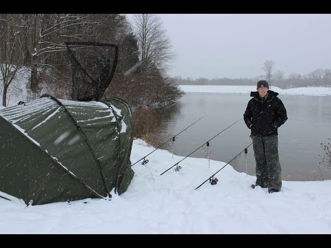 Video Winter catfishing