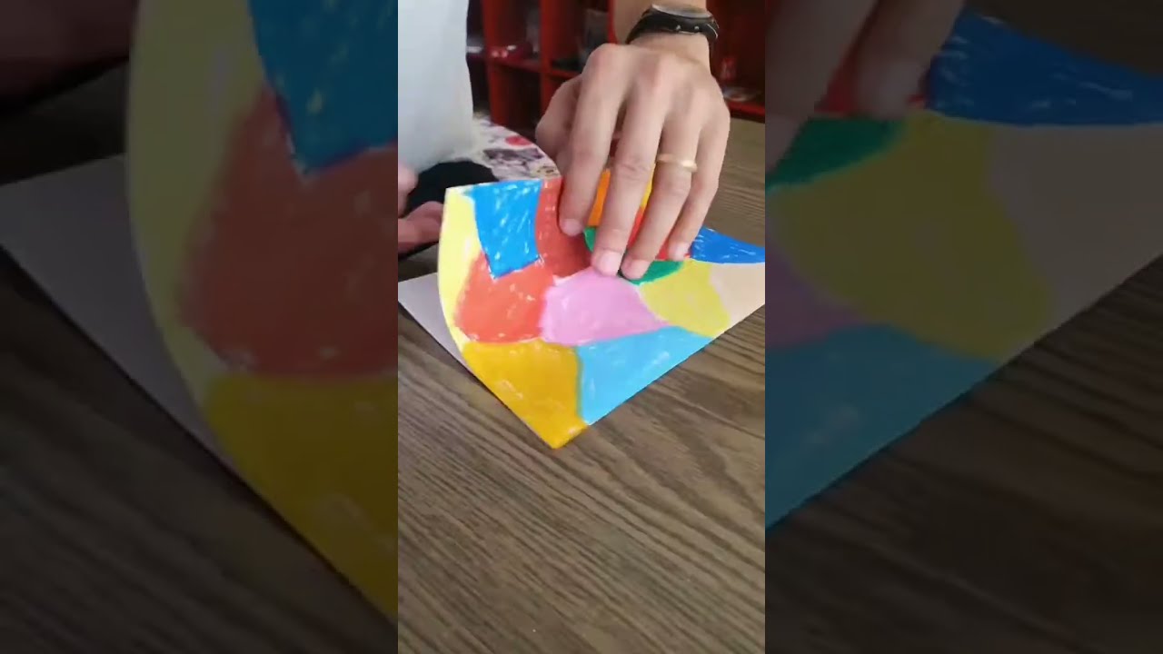 Yansıtma Tekniği ile Rengarenk Resimler