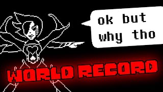 World Record - Undertale Any% Glitchless