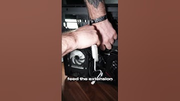 How to install PC Cable extensions! #rgb #pc #pcbuild #pctips #gamingpcbuild #gamingpc #shorts