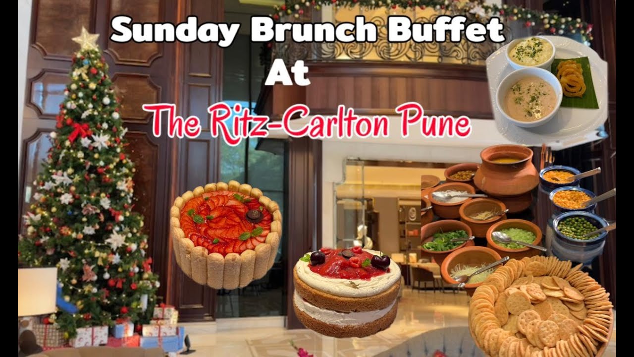 Sunday Brunch at The Ritz-Carlton, Pune | Unlimited Luxury Buffet Experience | 4K