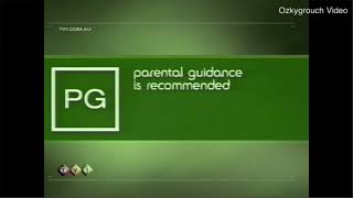 TV1 - “PG” classification board (circa 2006)