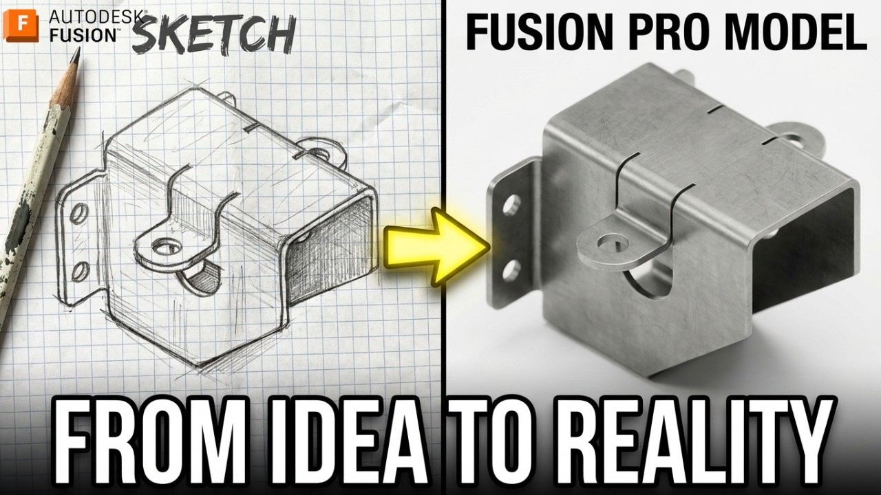 Серия практических упражнений по обработке листового металла в Fusion 360 – Упражнение №1