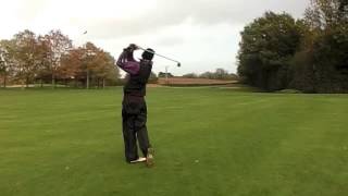 Swing slowmo - 8 Iron DL and Driver 3/4 Nov 13