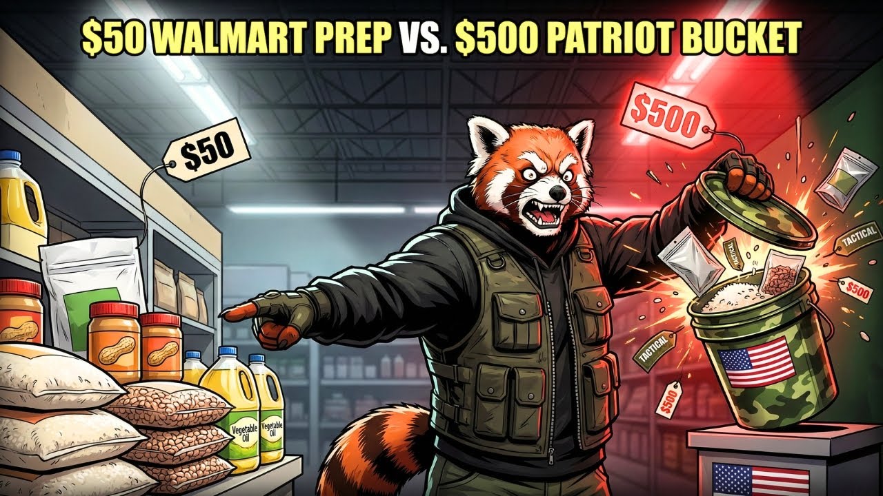 $50 WALMART PREP VS. $500 PATRIOT BUCKET (RIP-OFF EXPOSED)