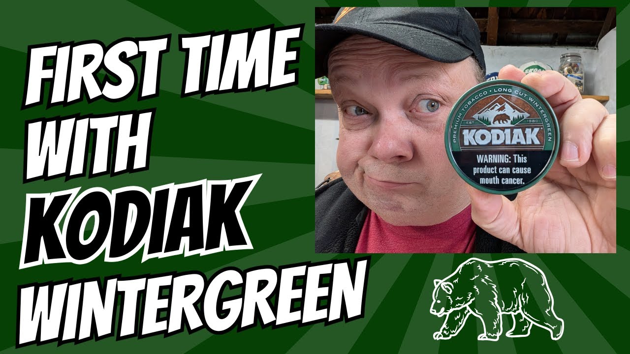Обзор табака Kodiak Long Cut Wintergreen Dipping