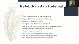 TEKNIK DAN PENGEMBANGAN INSTRUMEN PENILAIAN KOMPETENSI PENGETAHUAN TEKNIK DAN PENGEMBANGAN INSTRUMEN PENILAIAN KOMPETENSI PENGETAHUAN