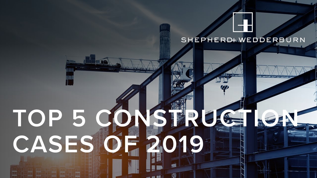 Top 5 Construction Cases of 2019 - YouTube
