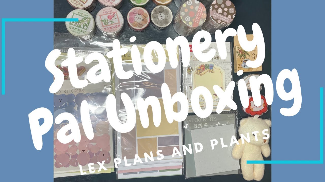 Stationery pal unboxing! YouTube