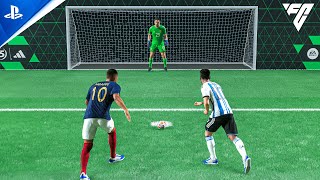 FC 24 VOLTA | France vs Argentina | Penalty shootout | 4K