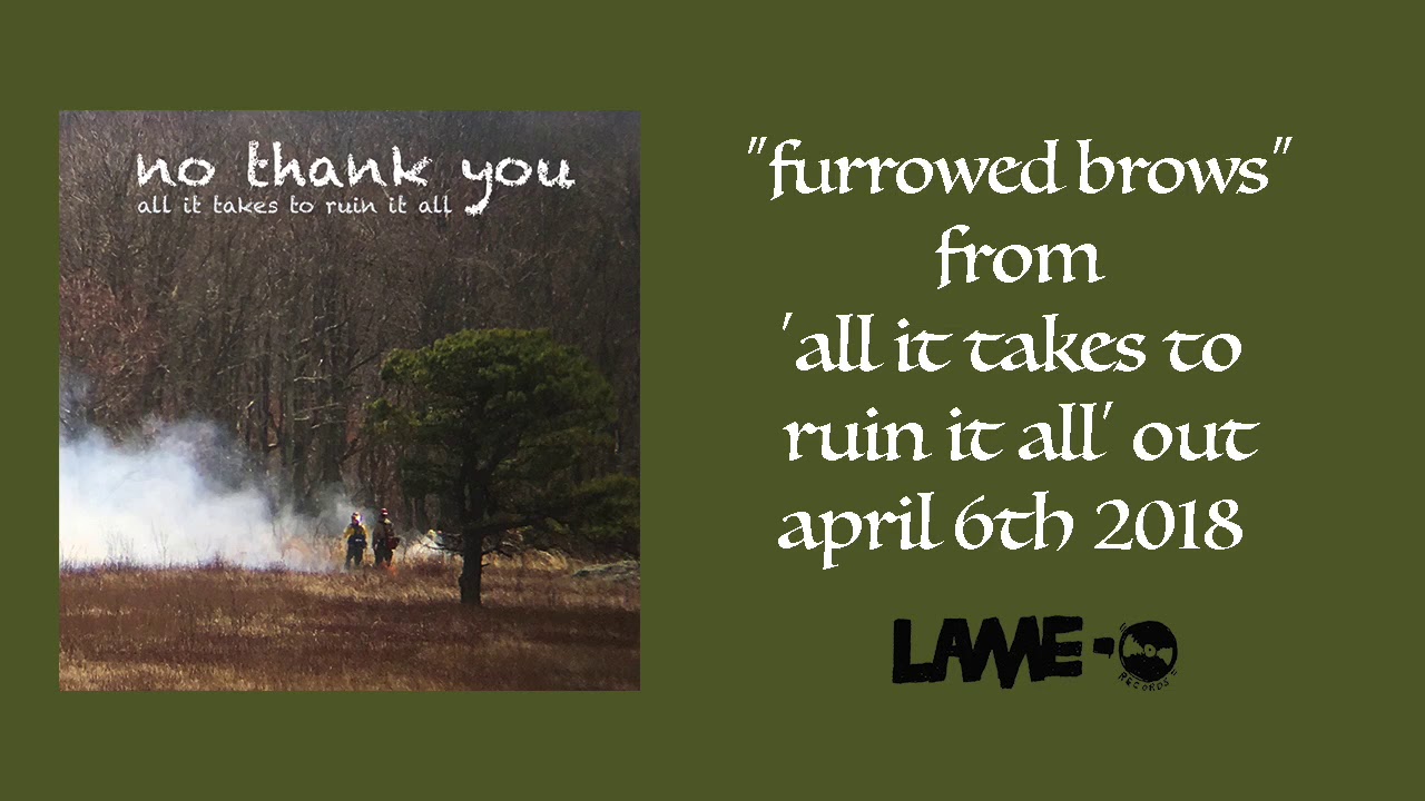 No Thank You - Furrowed Brows