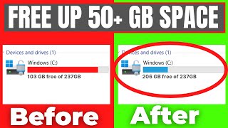 How to FREE UP Disk Space on Windows 11/10/8/7 (2022) screenshot 3