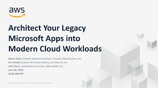 Architect Your Legacy Microsoft Apps into Modern Cloud Workloads