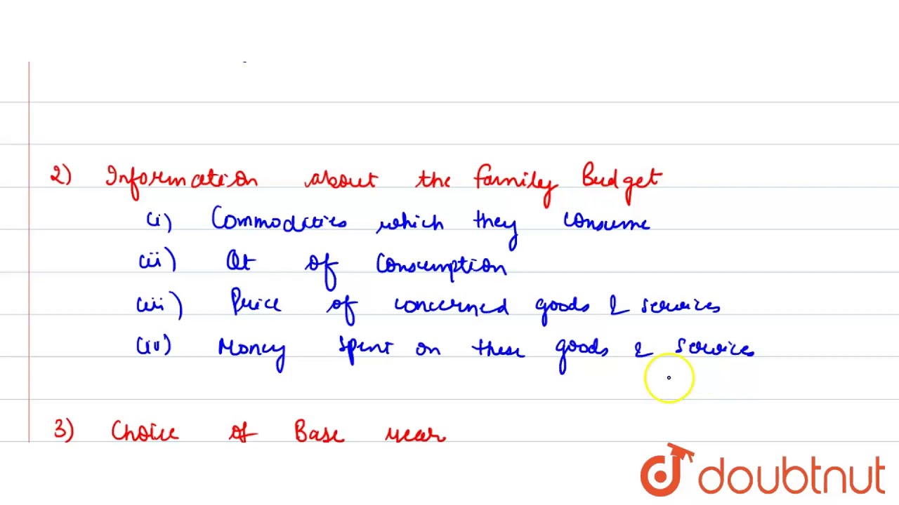 CONSTRUCTION OF CONSUMER PRICE INDEX