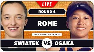 SWIATEK vs OSAKA • WTA Rome 2026 • LIVE Tennis Watchalong screenshot 5