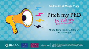 Pitch my PhD in 180 sec
