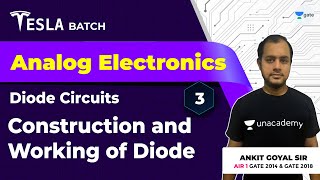 Construction & Working of Diode | Diode Circuits | Lec 3 | Analog Electronics | GATE 2021 Exam