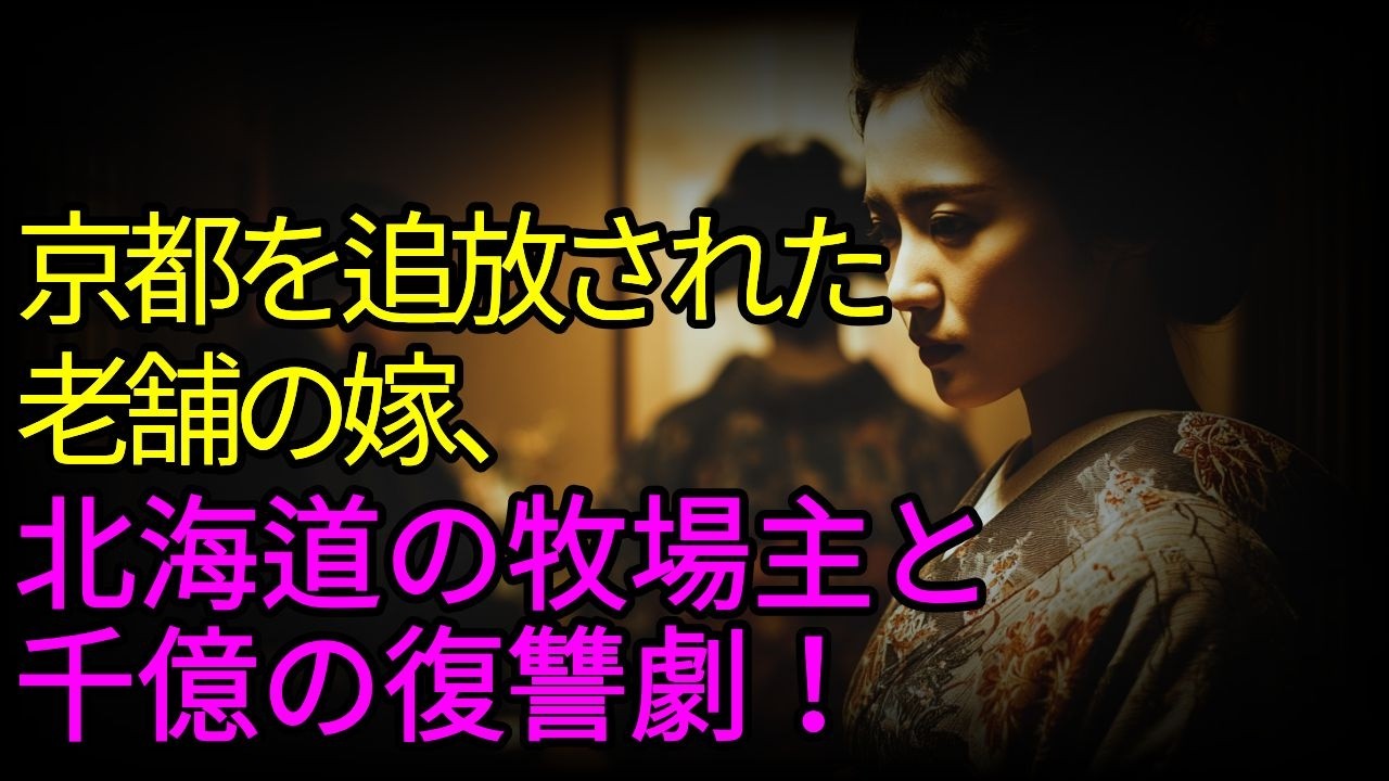 京都を追放された老舗の嫁、北海道の牧場主と千億の復讐劇！姑の偽病状を大暴露  【オーディオドラマ】【シニアの心温まる体験談】【涙が止まらない感動エピソード】