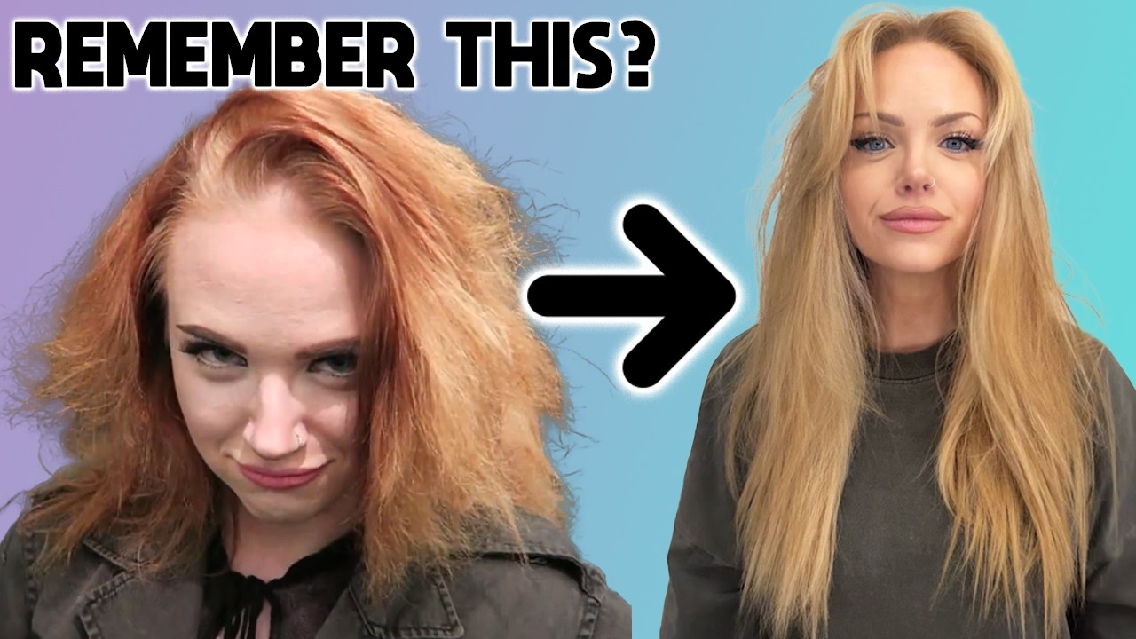 How I grew my hair 8 INCHES in 1 year by * accident *