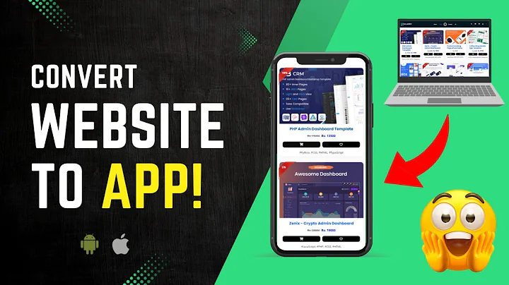 How to Convert Website to Mobile App in Minutes! (Free & No Coding)