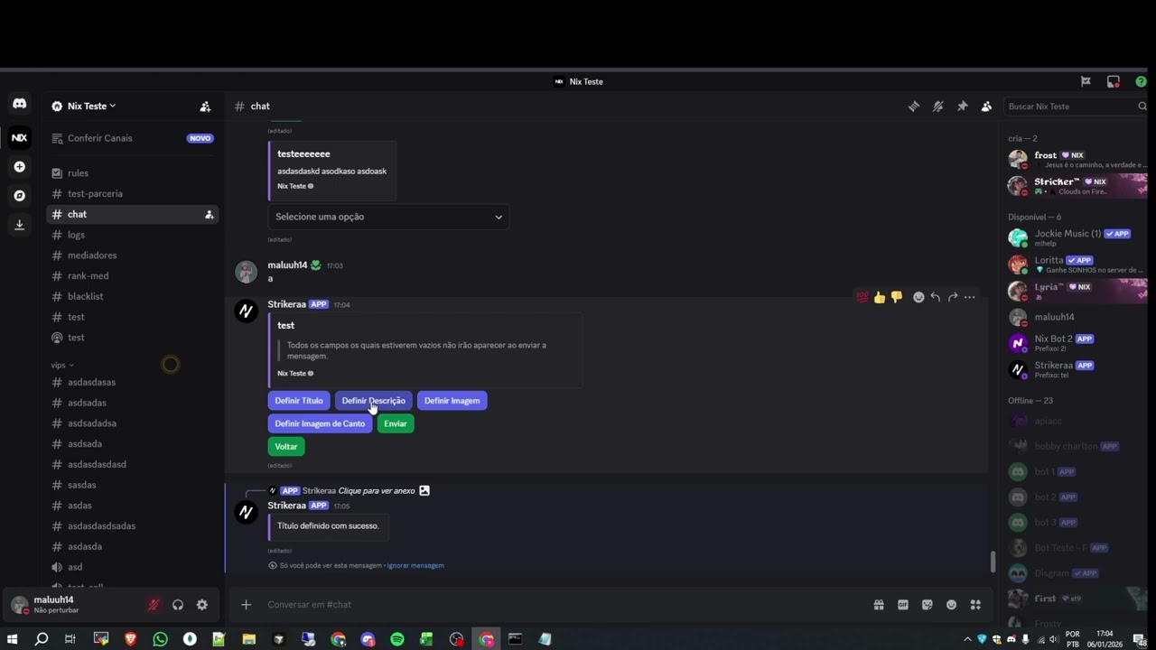 Obtenha ou remova as badges da hypesquad no seu perfil do Discord - Nix Bots