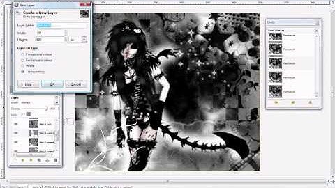 Imvu Editing With Gimp - Goth