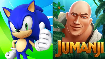 Sonic Dash VS Jumanji Epic Run Gameplay IOS Android