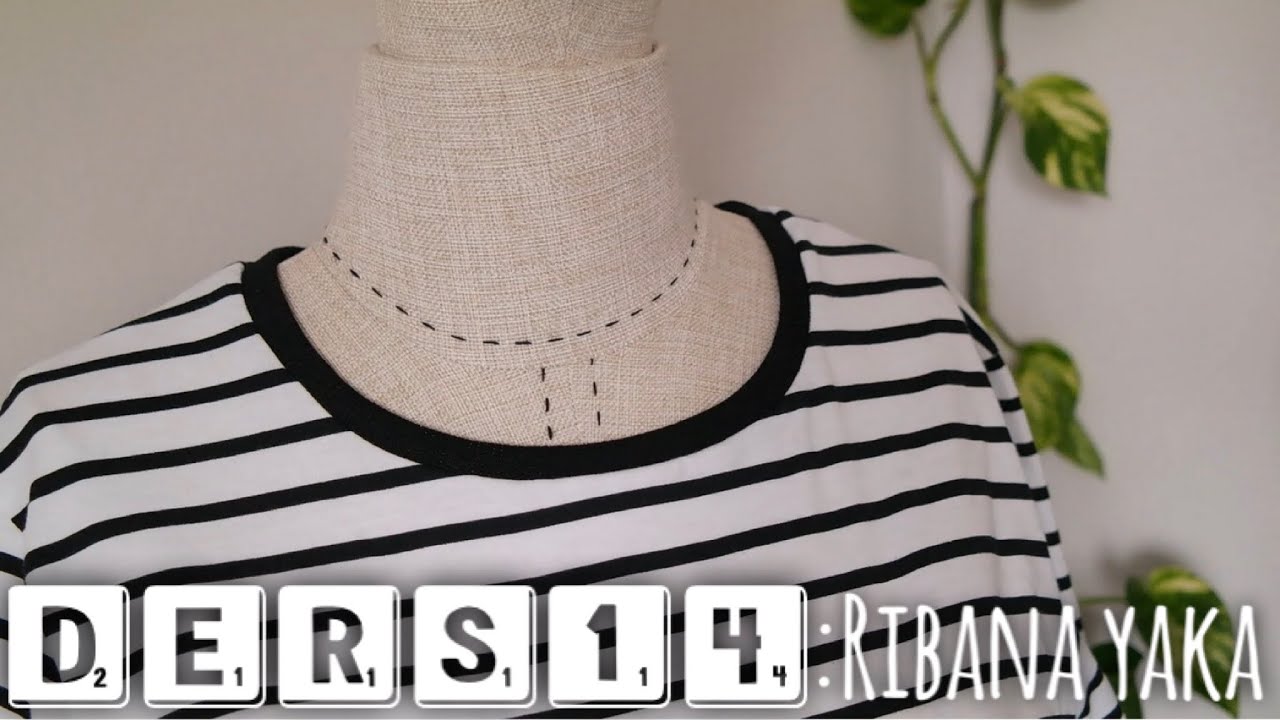 MÜKEMMEL TİŞÖRT YAKASI | Adım Adım Dikiş Dersleri 14  | Damla Toral