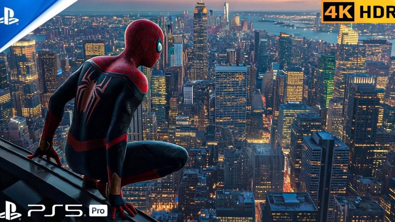 (PS5 PRO) Spider-Man 2: Unleashing Stark-Tech Suit POWER | 4K HDR |