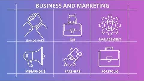 Business And Marketing - Outline Icons | After Effects Elements - Envato elements