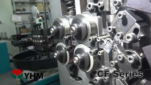 CNC Compression Spring Machine CF-310-W.D 0.7mm-Compression spring with large pitch-220ppm - YHM